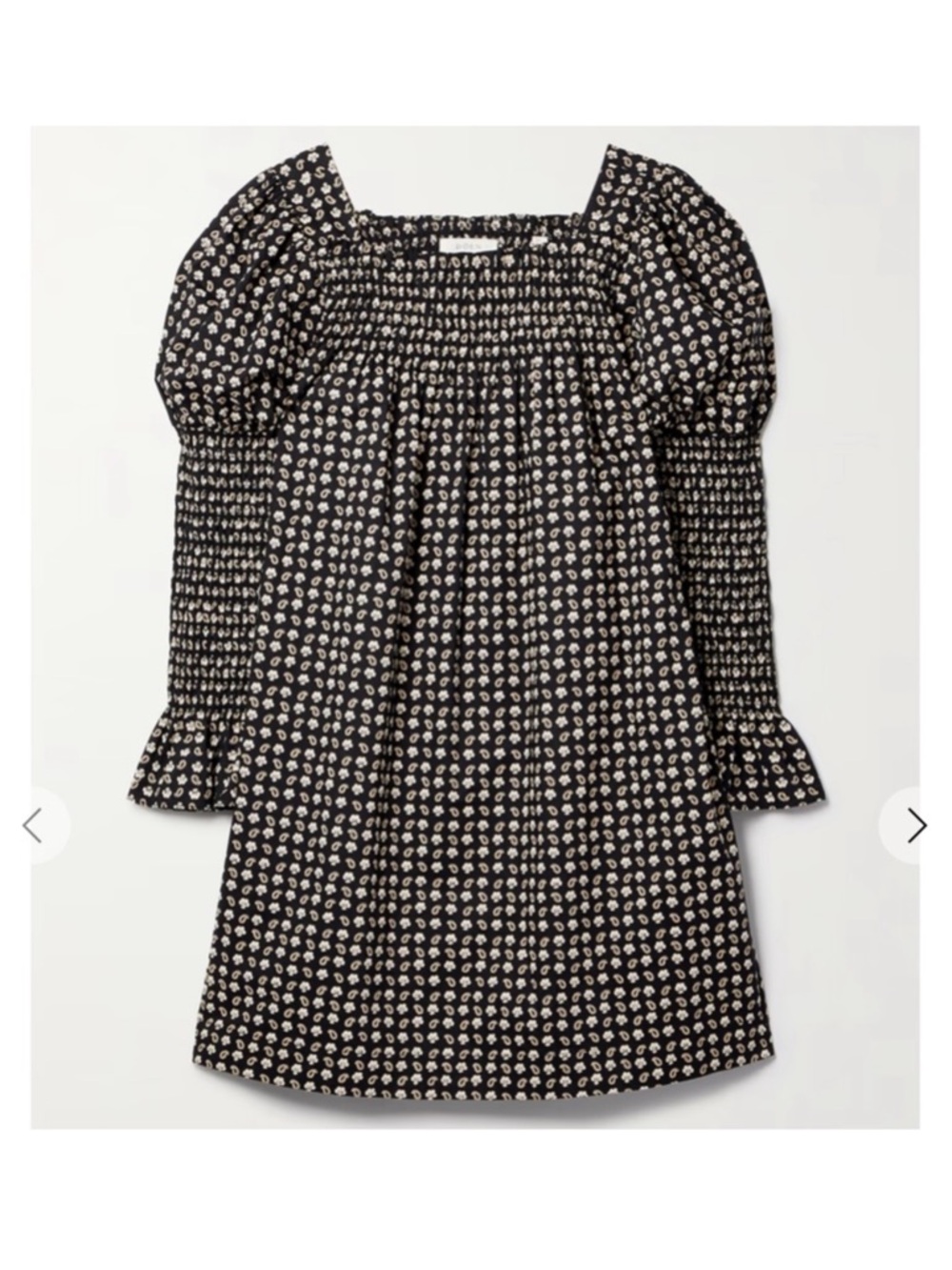 Doen Sabia Noir Countryside Paisley Dress